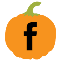 Facebook icon, pumpkin